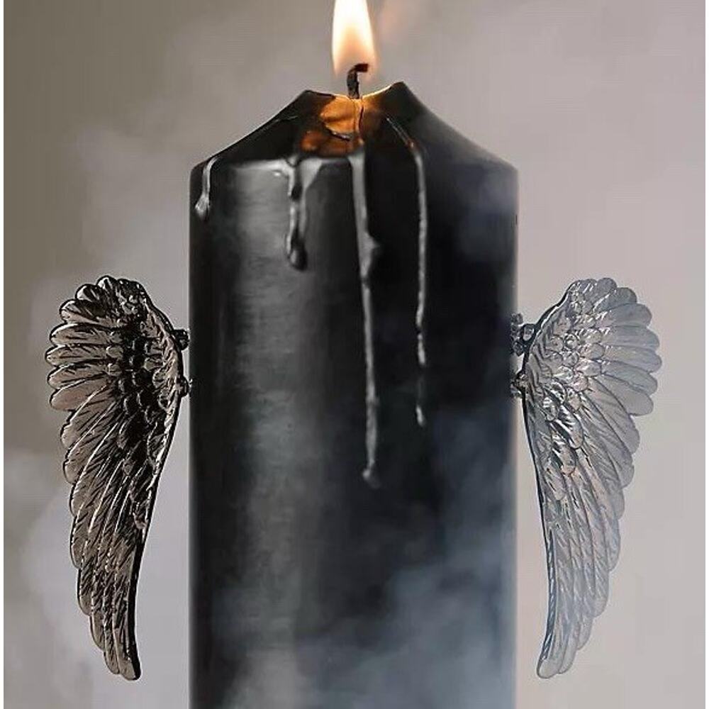 Anthropologie Candle Charms • Angel Wings • Christmas Halloween • NIB